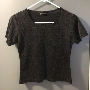 Sparkly crop top